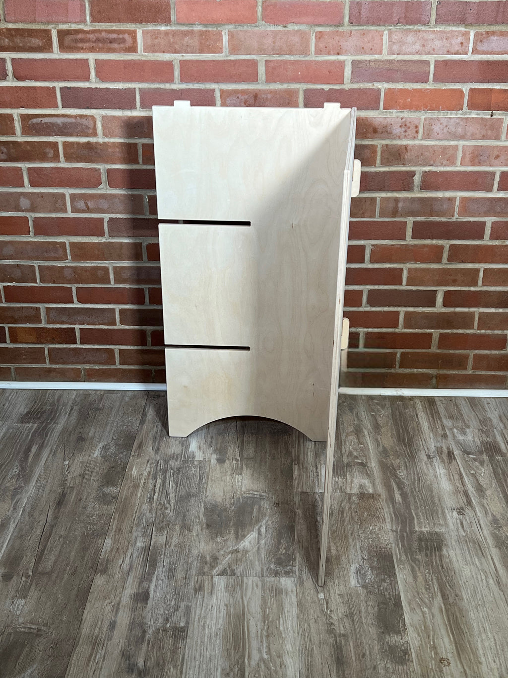 Narrow Checkout station - Flat pack Baltic Birch Vendor Kiosk, Portable Craft Fair Stand for Markets, Popups  and Retail