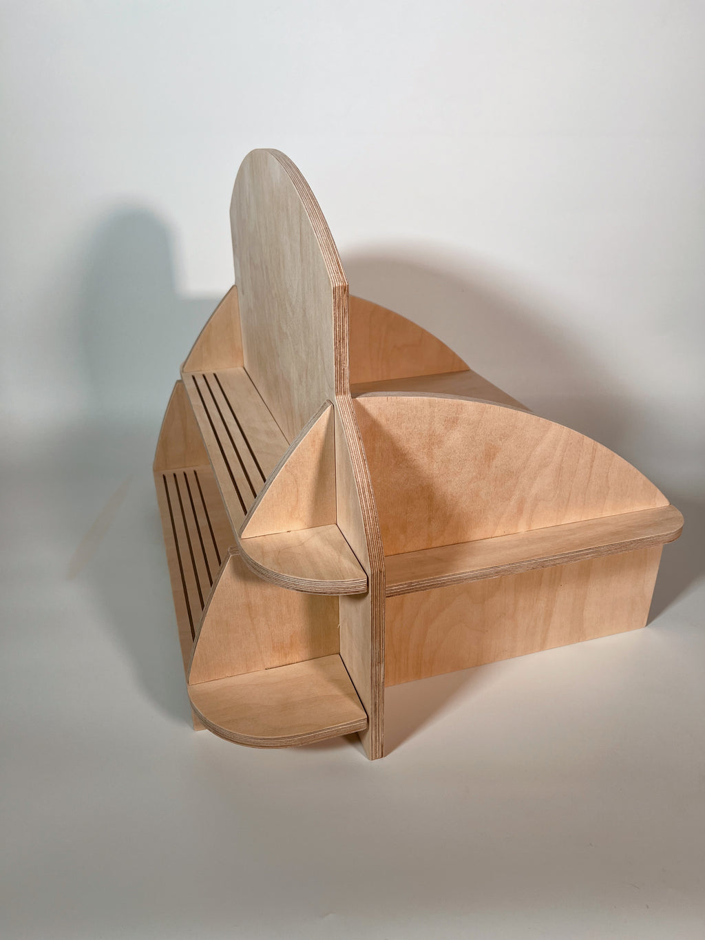 Tabletop Vendor Kiosk – Flat Pack Wooden Craft Fair Display Stand with Storage & Engraving – Checkout Booth for Markets And Pop-Ups