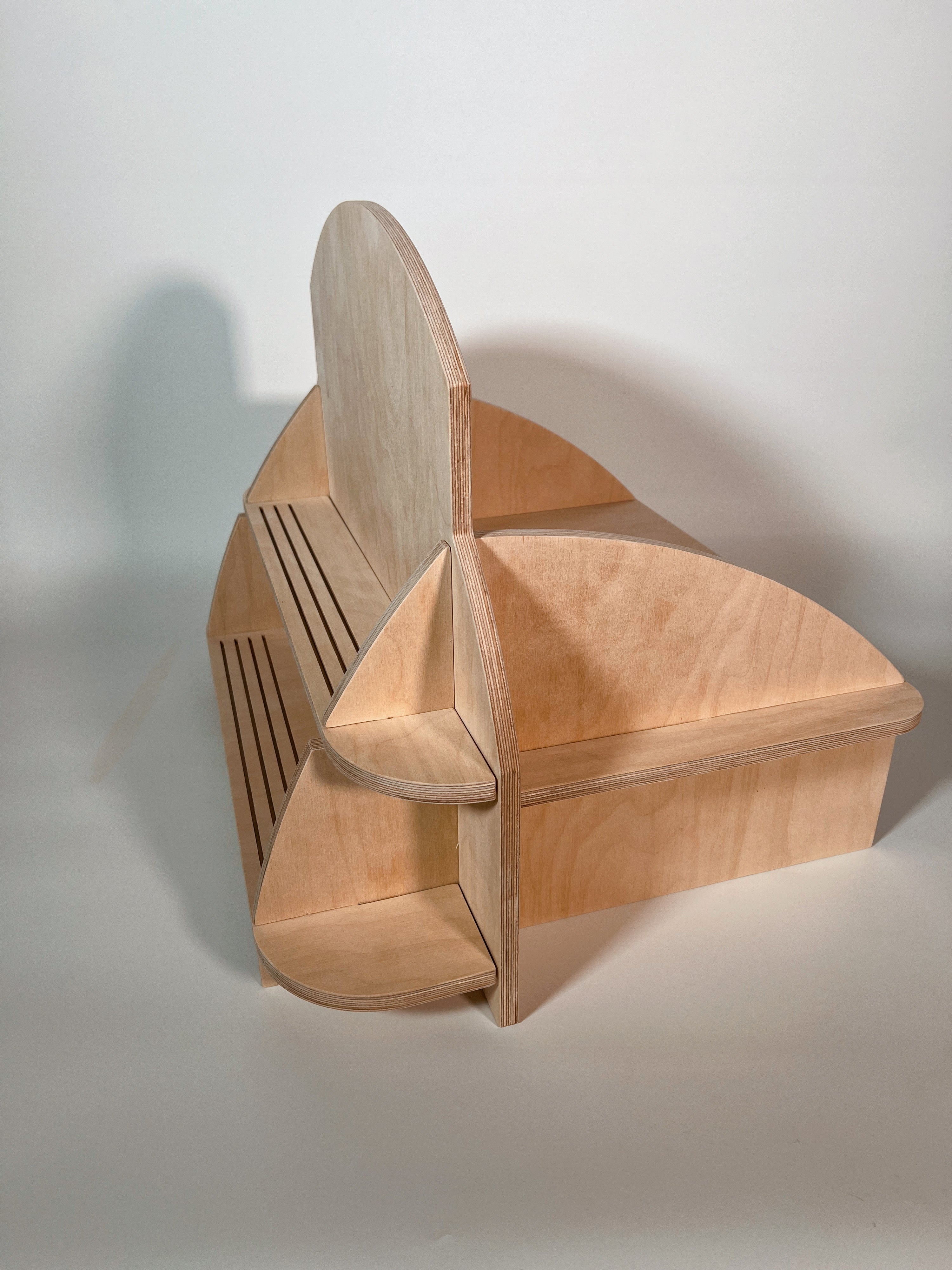 Tabletop Vendor Kiosk – Flat Pack Wooden Craft Fair Display Stand with Storage & Engraving – Checkout Booth for Markets And Pop-Ups