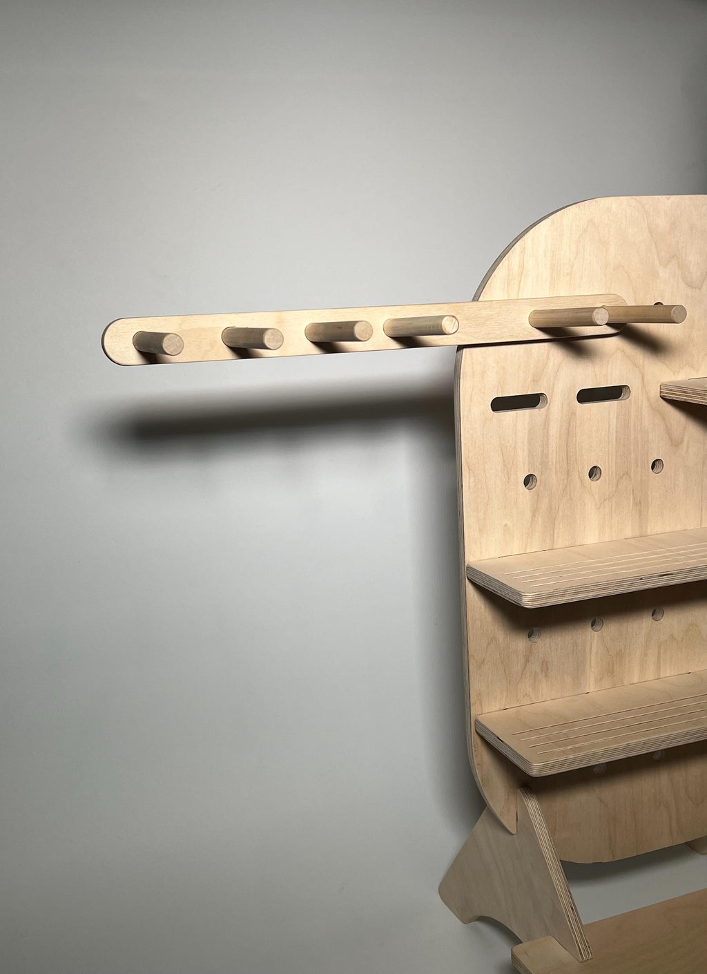 Peg Extension for Summit Standard Tabletop Display – Add-On Hanging Rack for Extra Display Space