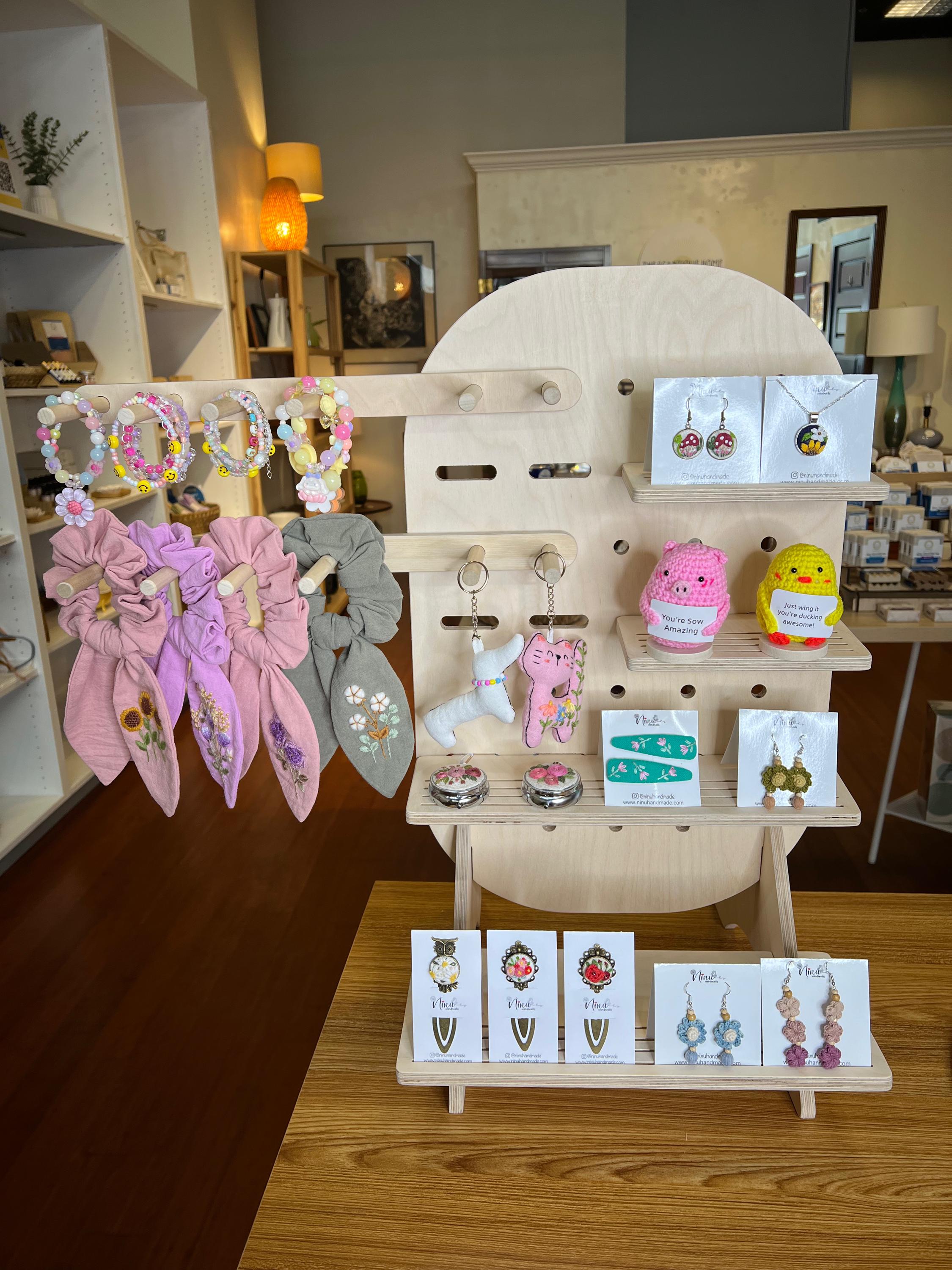Peg Extension for Summit Standard Tabletop Display – Add-On Hanging Rack for Extra Display Space