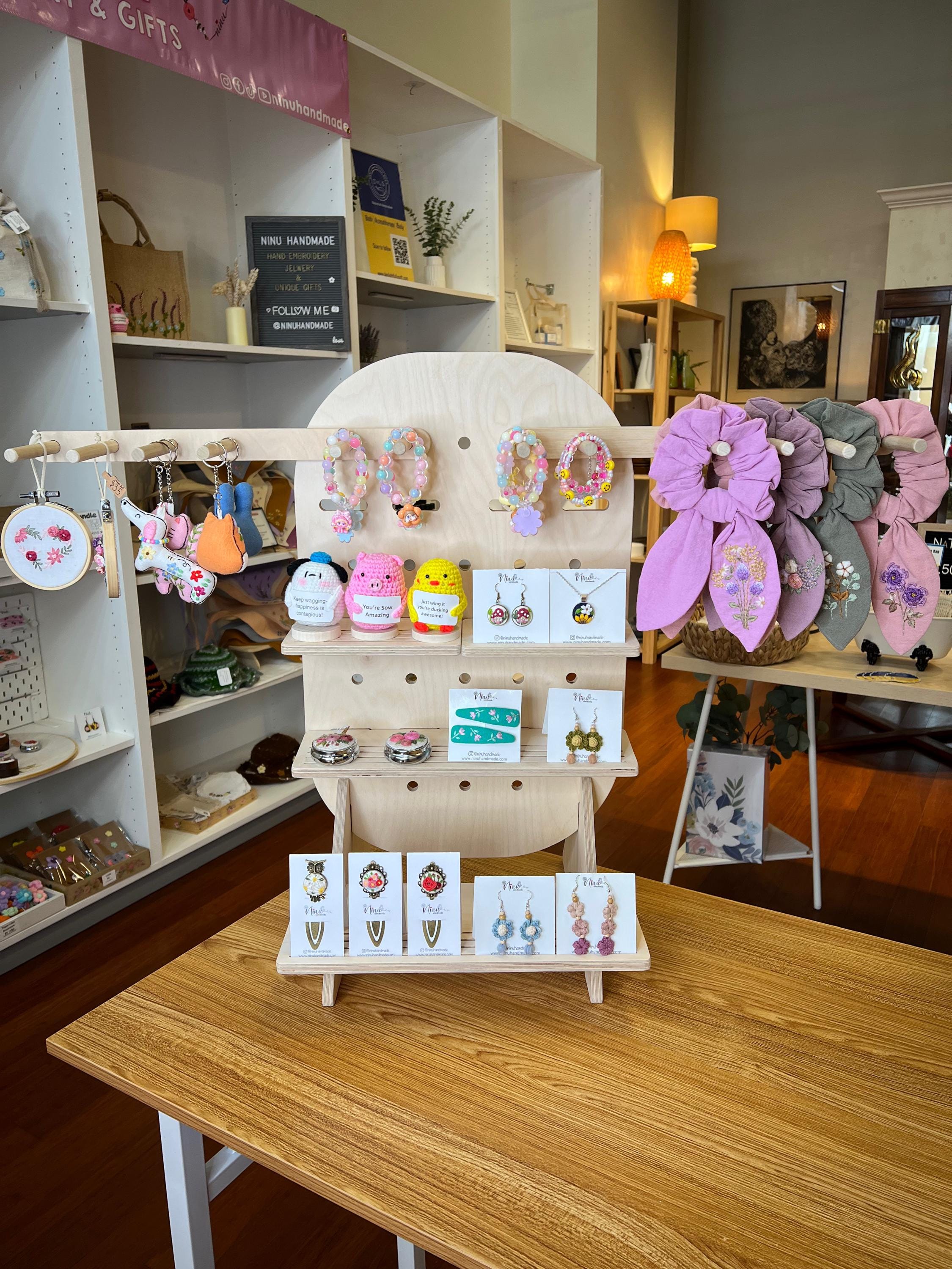Peg Extension for Summit Standard Tabletop Display – Add-On Hanging Rack for Extra Display Space