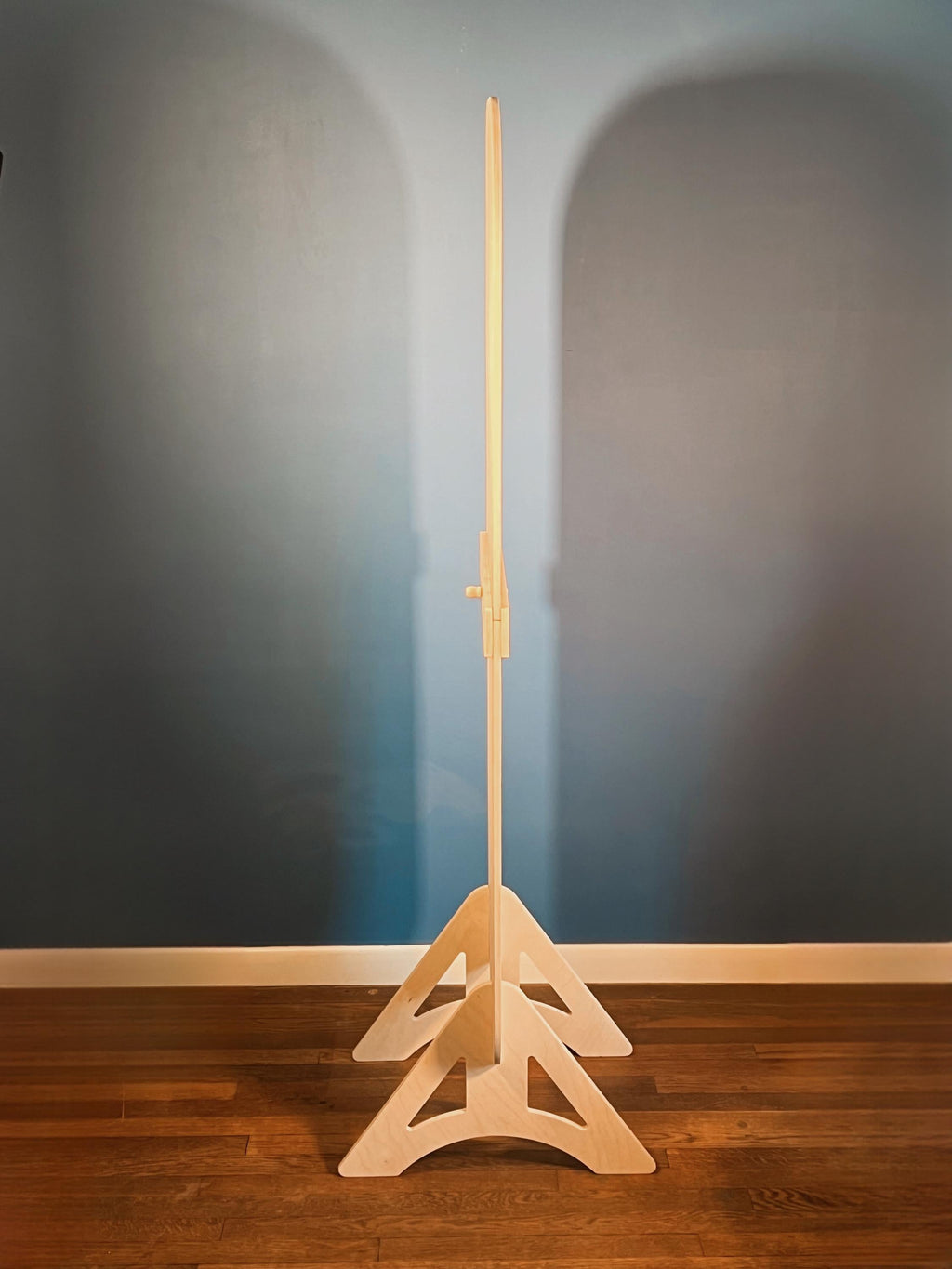 Summit Floor Peg Board – Handmade Wood Display with Pegs, Collapsible Flat-Pack Stand for Craft Fairs, Vendors, and Retail Events