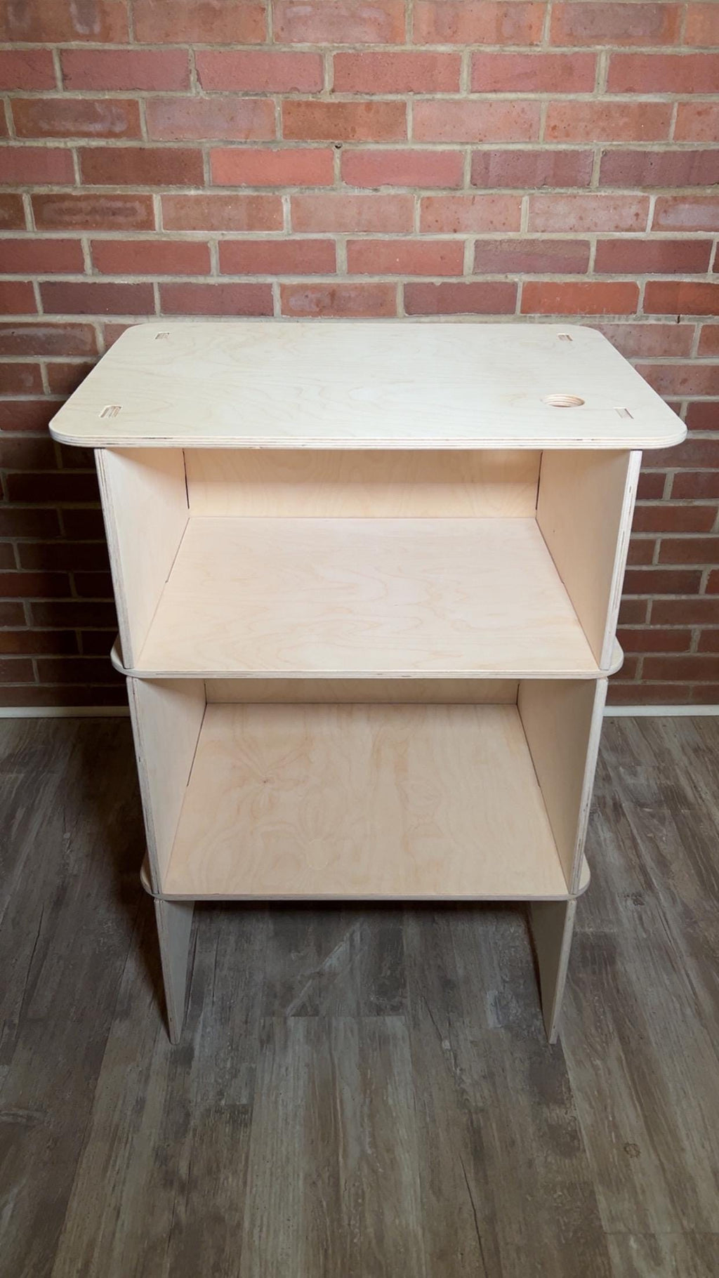 Narrow Checkout station - Flat pack Baltic Birch Vendor Kiosk, Portable Craft Fair Stand for Markets, Popups  and Retail