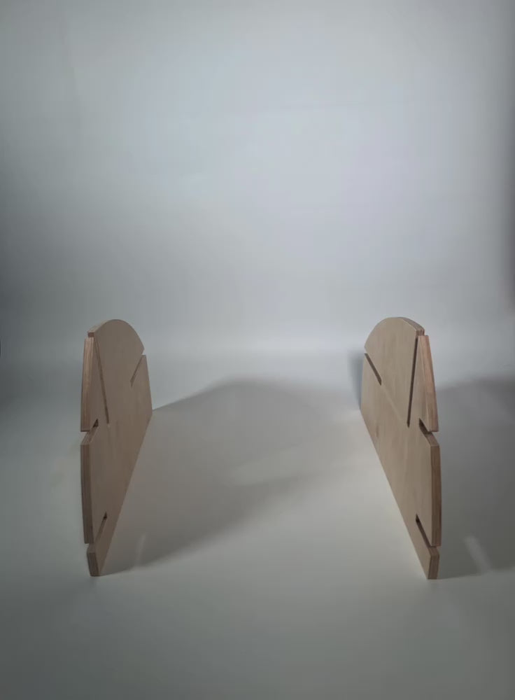 Tabletop Vendor Kiosk – Flat Pack Wooden Craft Fair Display Stand with Storage & Engraving – Checkout Booth for Markets And Pop-Ups